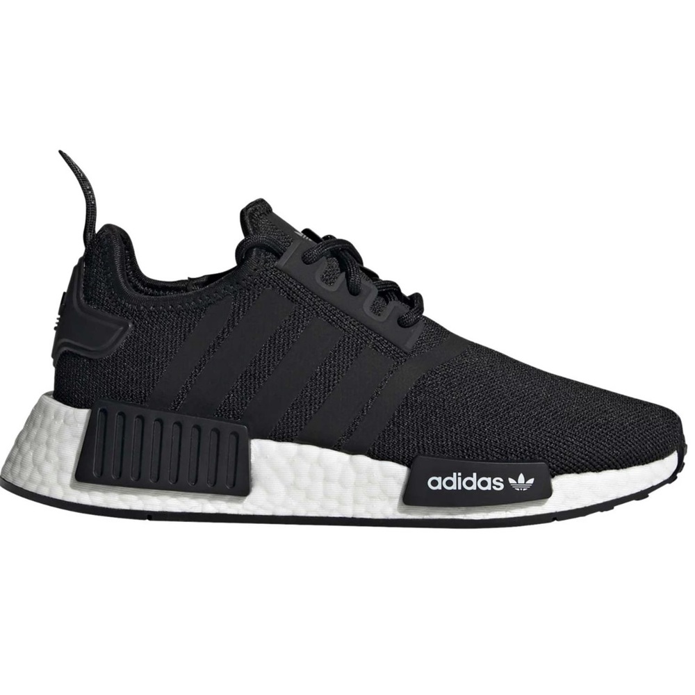 New Adidas Kids NMD_R1 J Primeblue Shoes Size: 6.5 Black/White